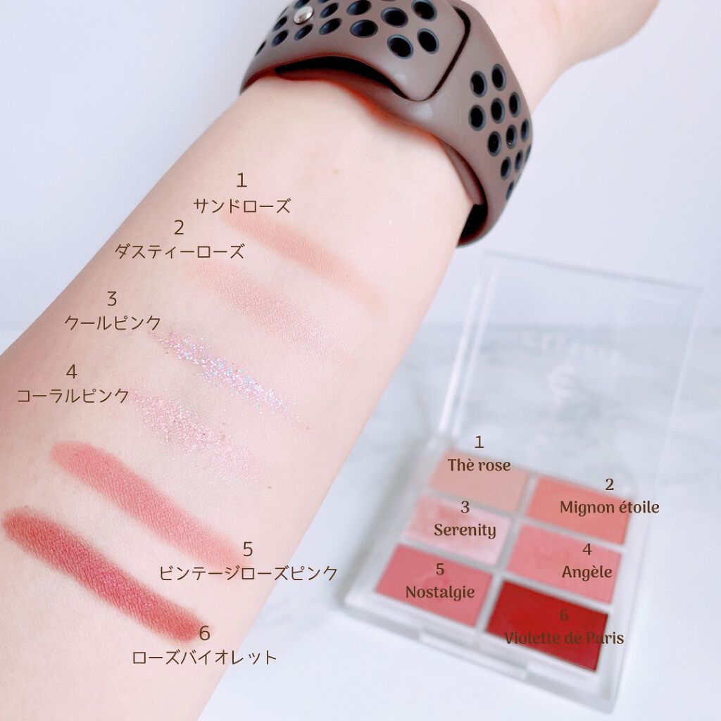 プロアイシャドウパレットセシル/CELEFIT/アイシャドウパレットを使ったクチコミ(3枚目)