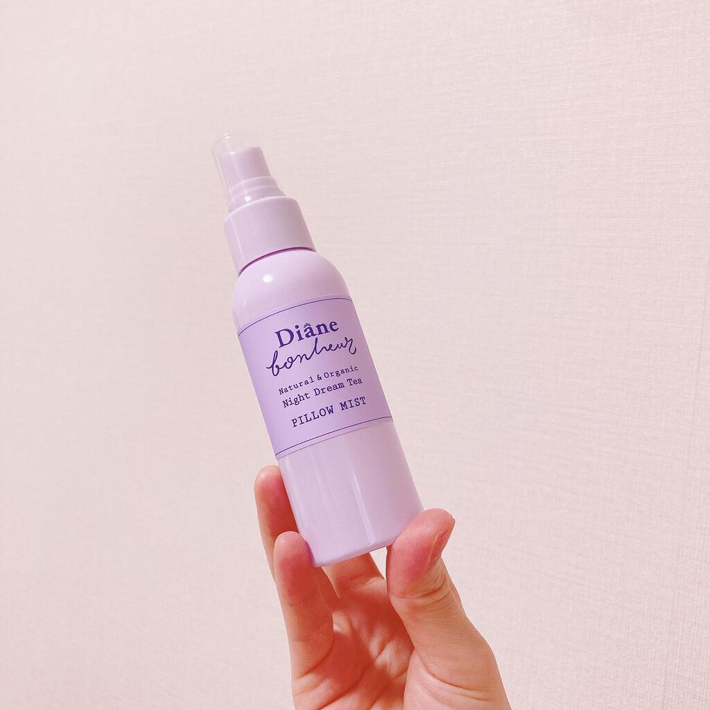 ダイアンボヌール おやすみピローミスト ナイトドリームティーの香り/ダイアン/ファブリックミストを使ったクチコミ(6枚目)