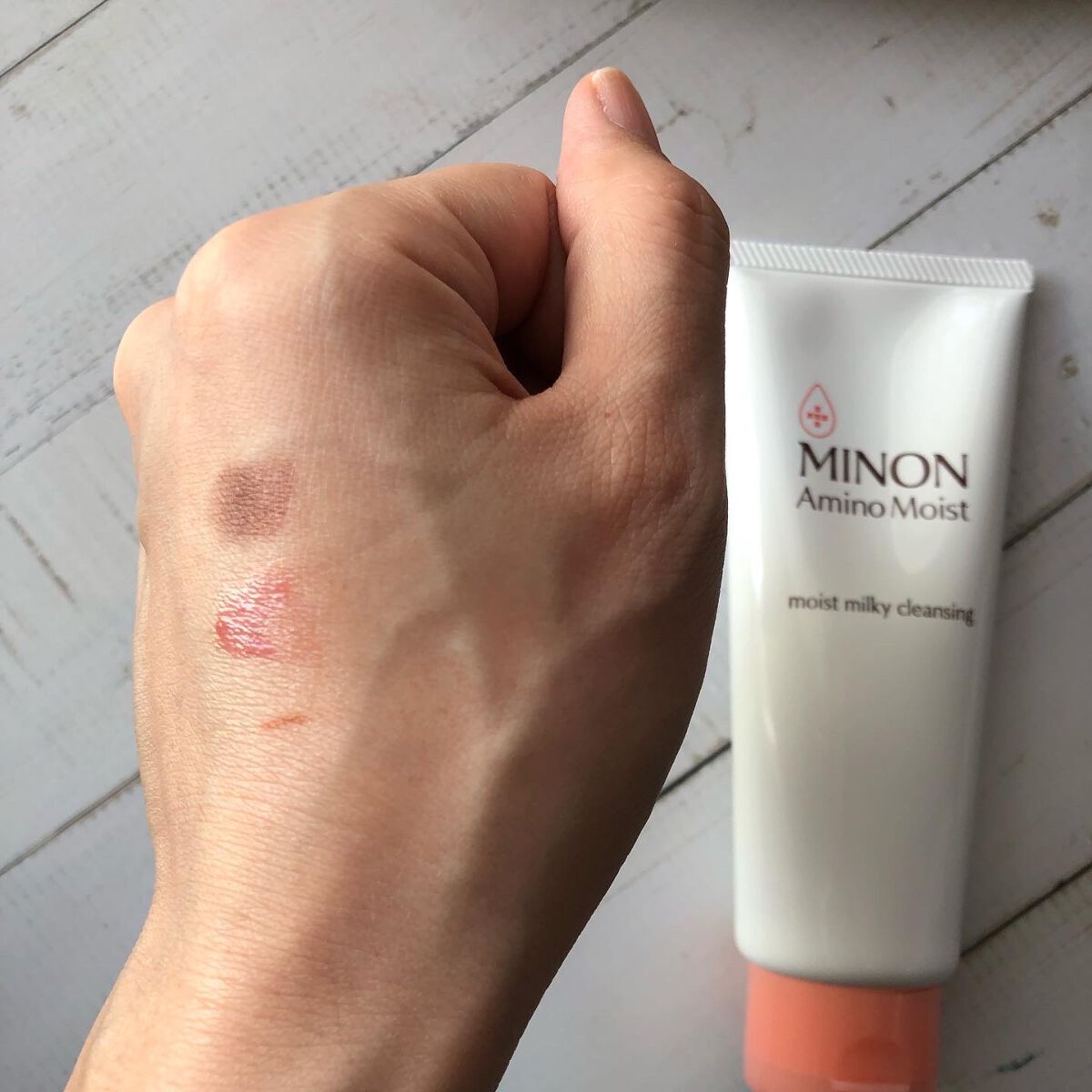 ミノン アミノモイスト モイストミルキィ クレンジング/ミノン/ミルククレンジングを使ったクチコミ(5枚目)