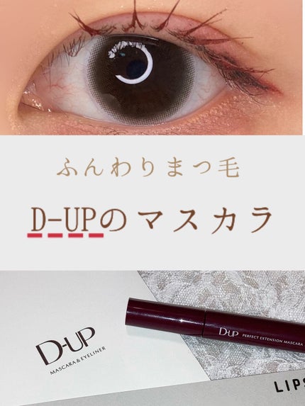 パーフェクトエクステンション マスカラ for カール/D-UP/マスカラを使ったクチコミ(1枚目)
