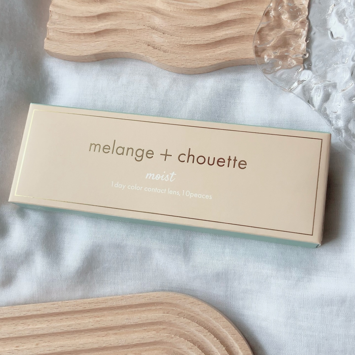 メランジェシュエット マリーグレース/melange+chouette/ワンデー（１DAY）カラコンを使ったクチコミ（2枚目）