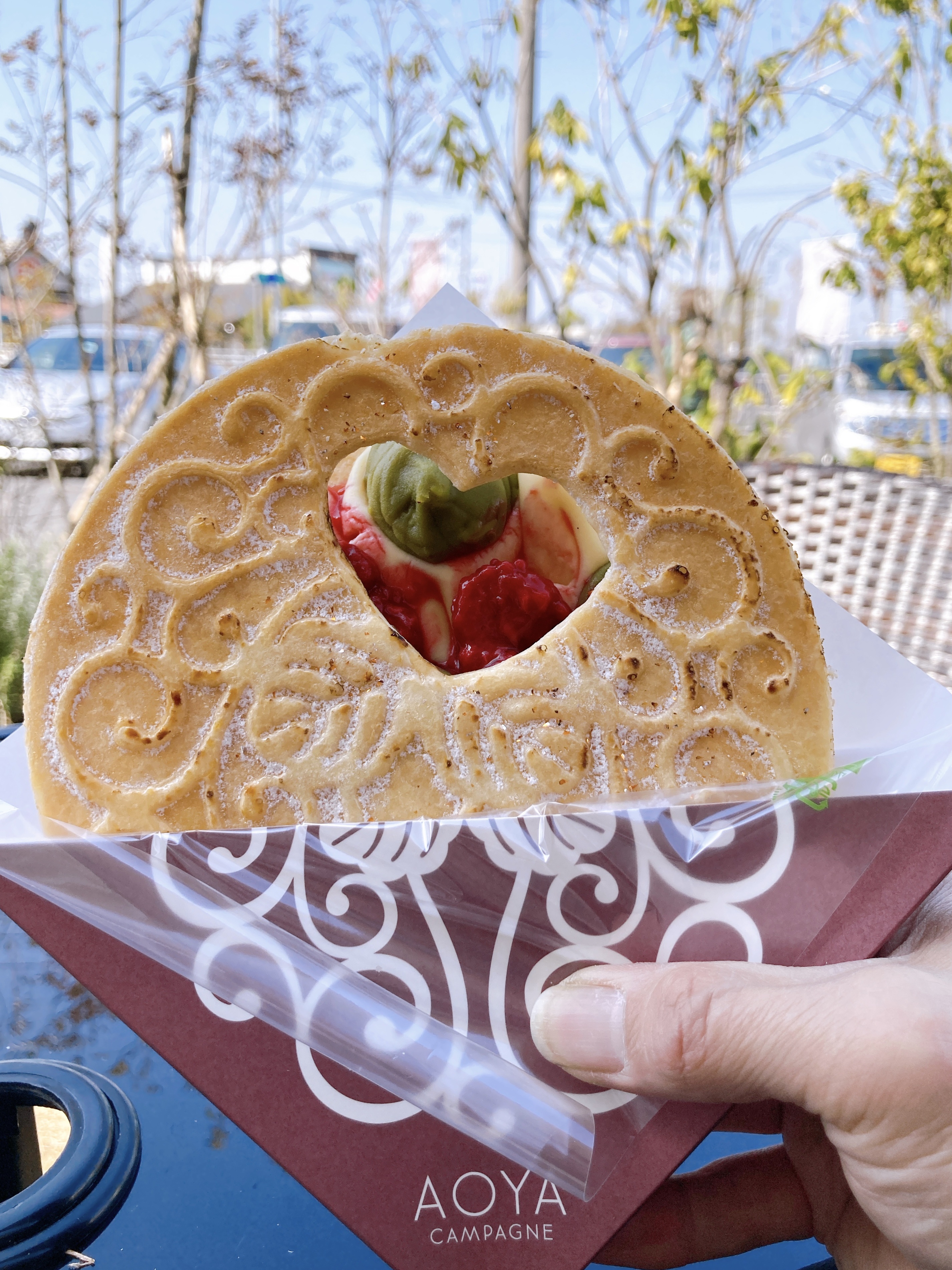 あんこガレット/アオヤカンパーニュ/食品を使ったクチコミ（1枚目）