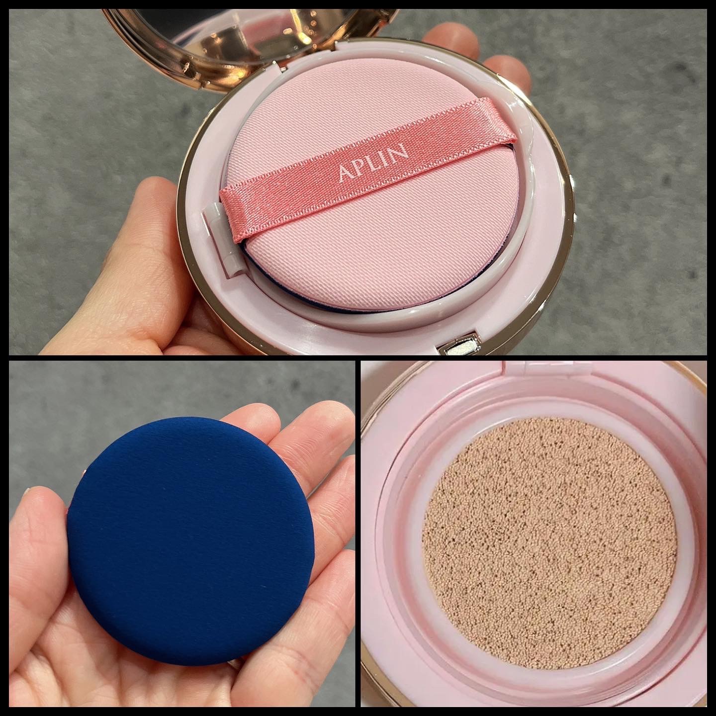 ピンクティーツリーカバーアップグロウクッション/APLIN/クッションファンデーションを使ったクチコミ（3枚目）