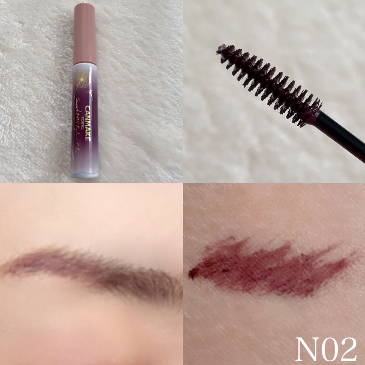 スマートミニアイブロウカラー/キャンメイク/眉マスカラを使ったクチコミ(4枚目)