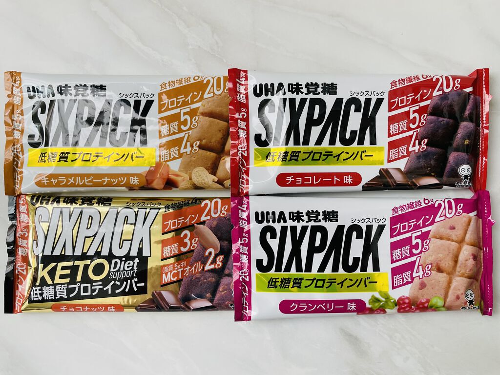 SIXPACK プロテインバー/UHA味覚糖/プロテインバーを使ったクチコミ（1枚目）