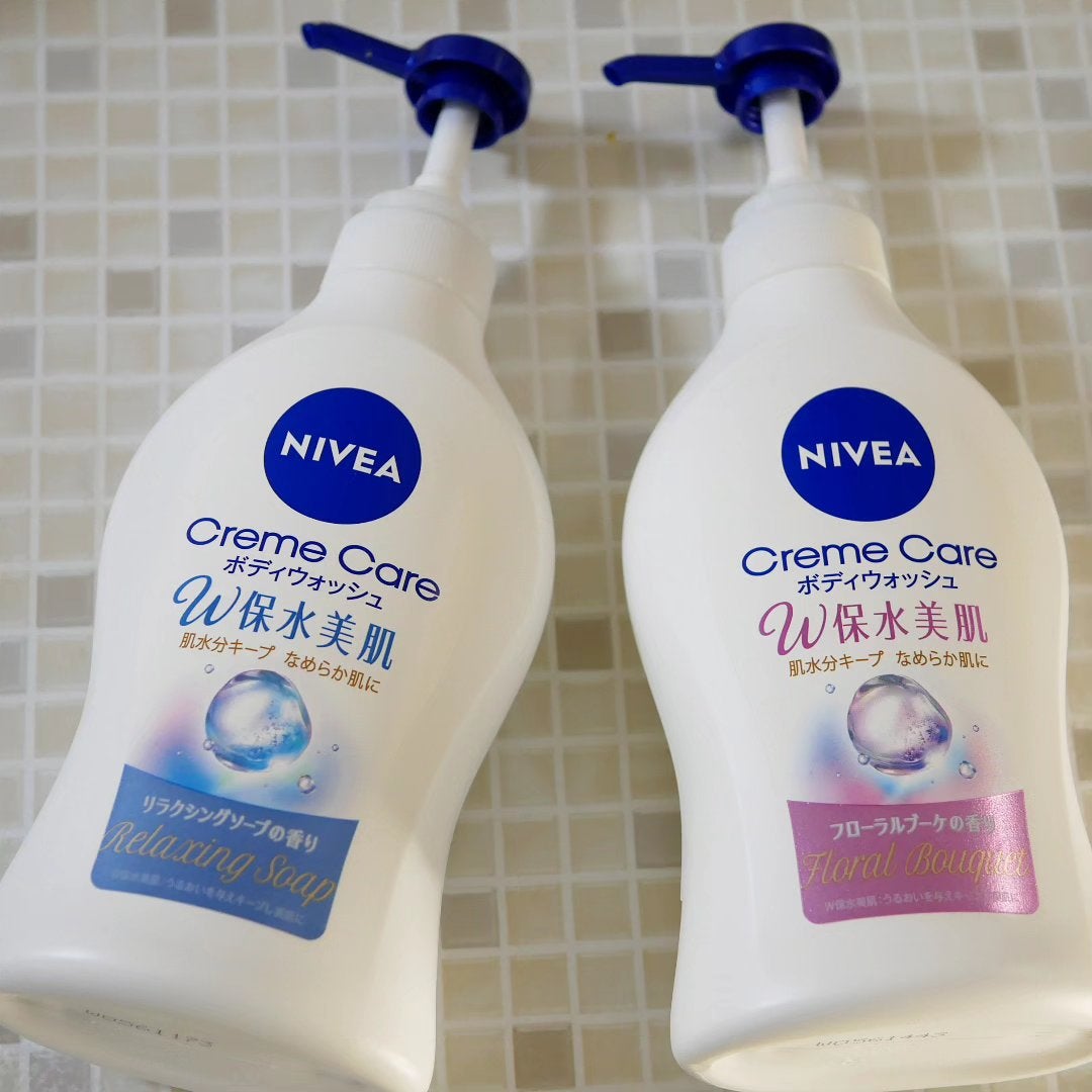 クリームケア ボディウォッシュ W保水美肌 リラクシングソープの香り/ニベア/ボディソープを使ったクチコミ(1枚目)