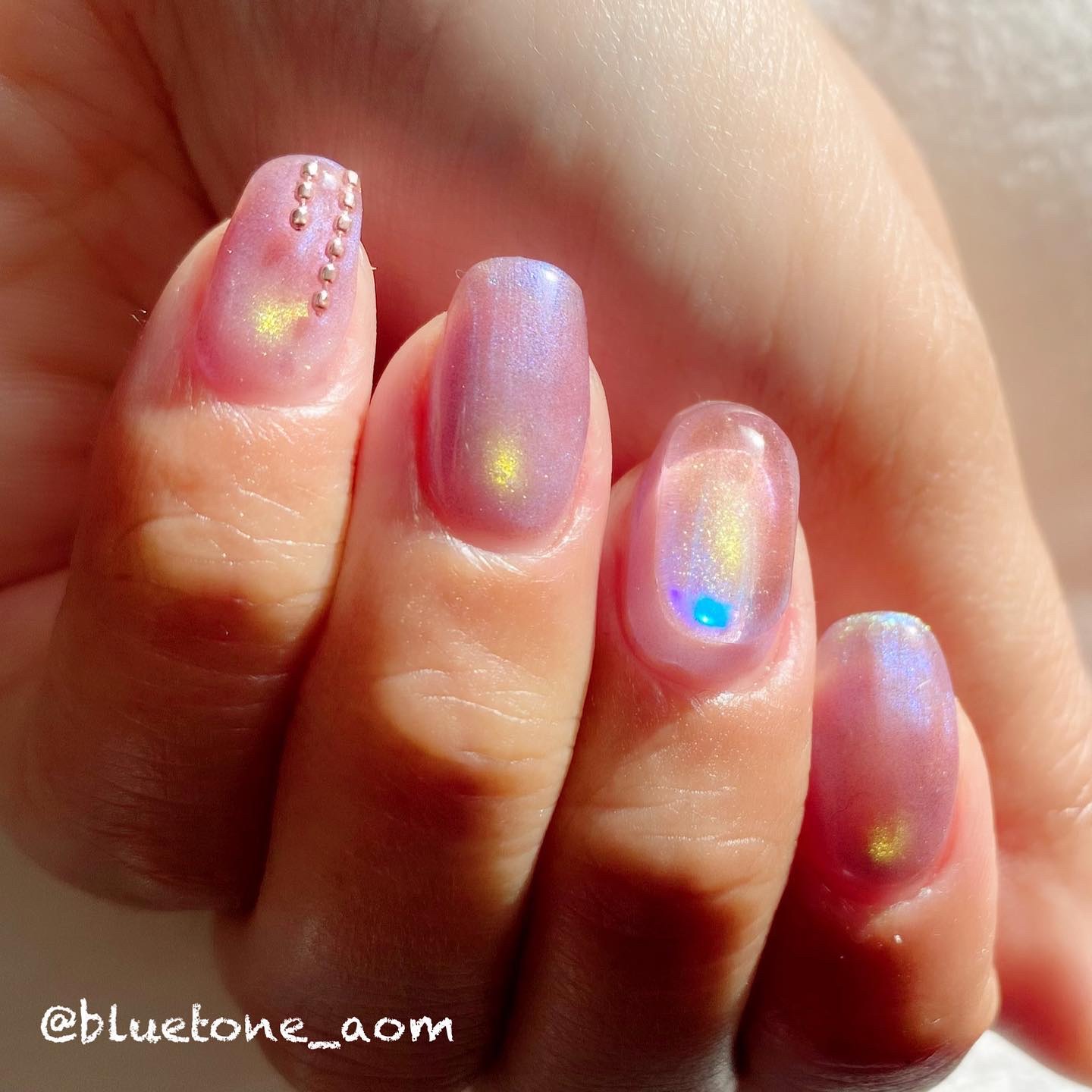 moonlight gel 08/ネイル工房/ジェルネイルを使ったクチコミ（2枚目）