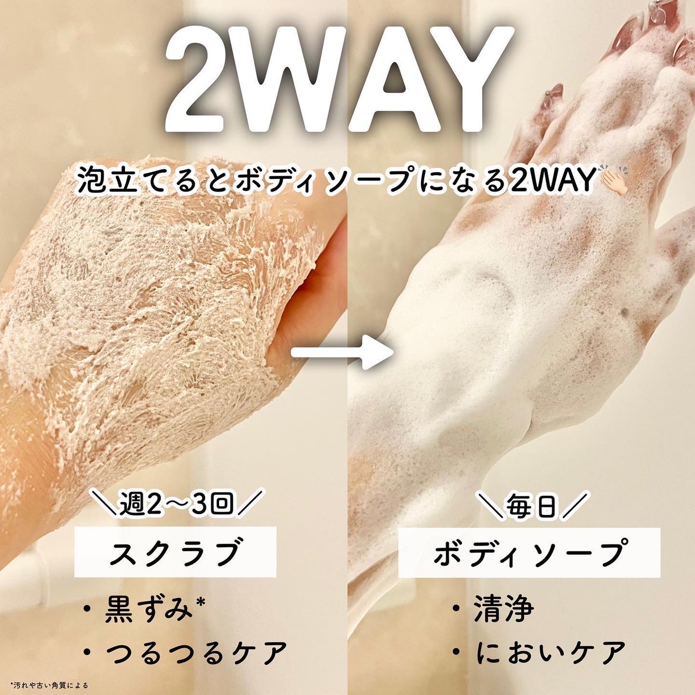 ブリススクラブ/WEEED/ボディスクラブを使ったクチコミ(5枚目)