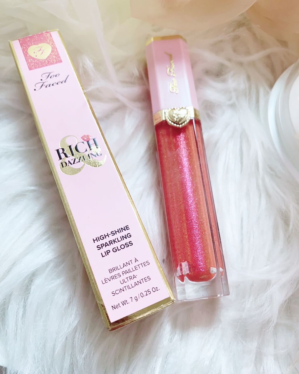 リッチ&ダズリン ハイシャイン スパークリング リップグロス/Too Faced/リップグロスを使ったクチコミ(1枚目)