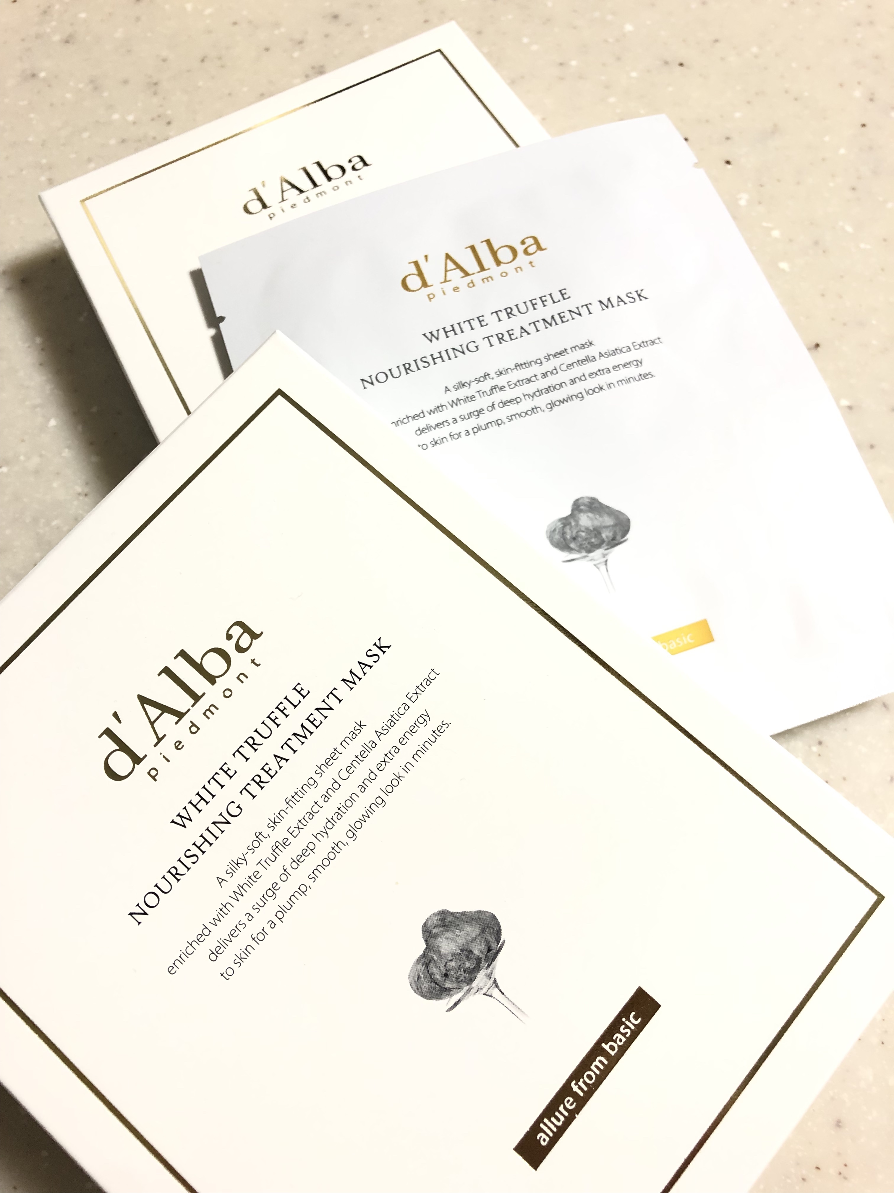ホワイトトリュフナリシングトリートメントマスク/ダルバ/シートマスク・パックを使ったクチコミ（1枚目）