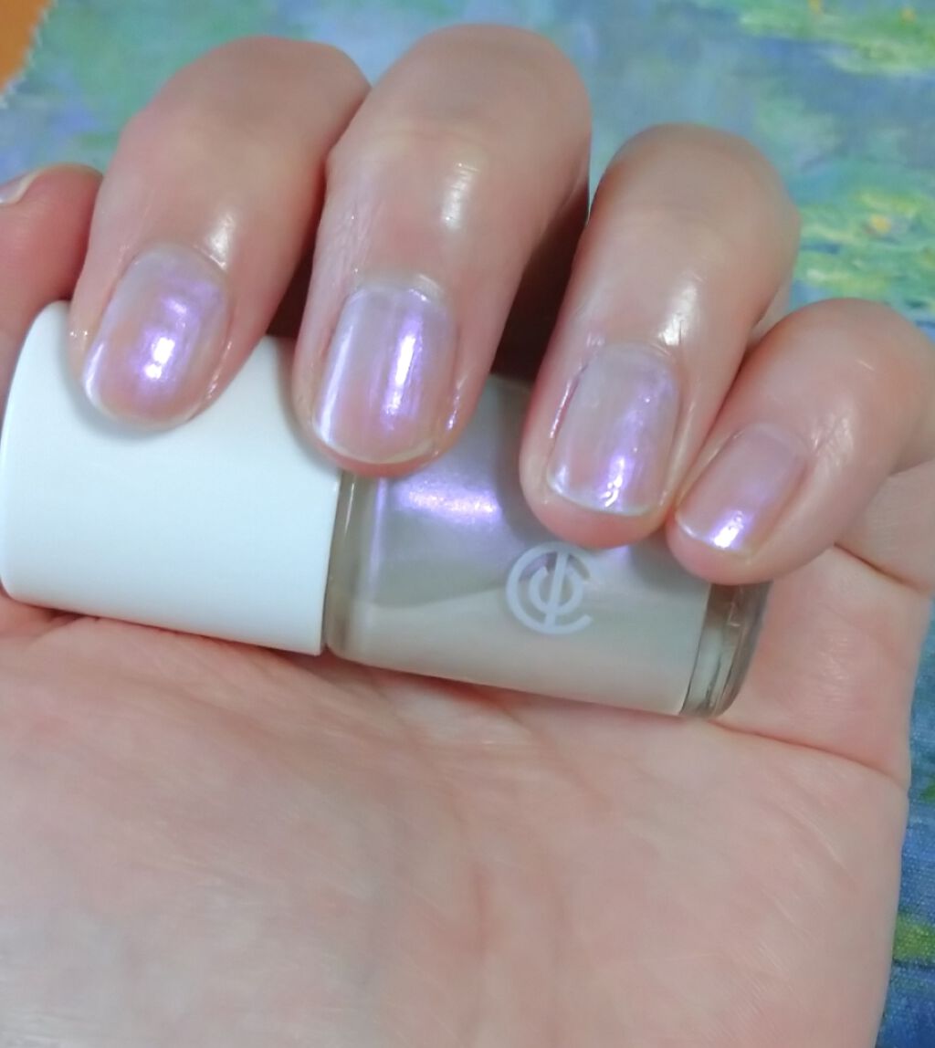 ネイルエナメルニュアンスチェンジ/セリア/マニキュアを使ったクチコミ（2枚目）