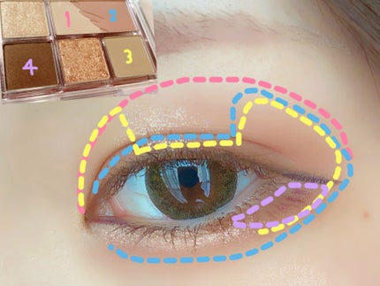プロ アイパレット ミニ/CLIO/アイシャドウパレットを使ったクチコミ(4枚目)