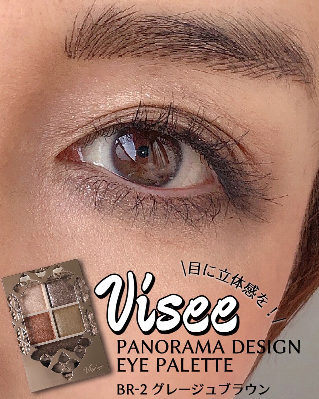 パノラマデザイン アイパレット/Visée/アイシャドウパレットを使ったクチコミ（1枚目）