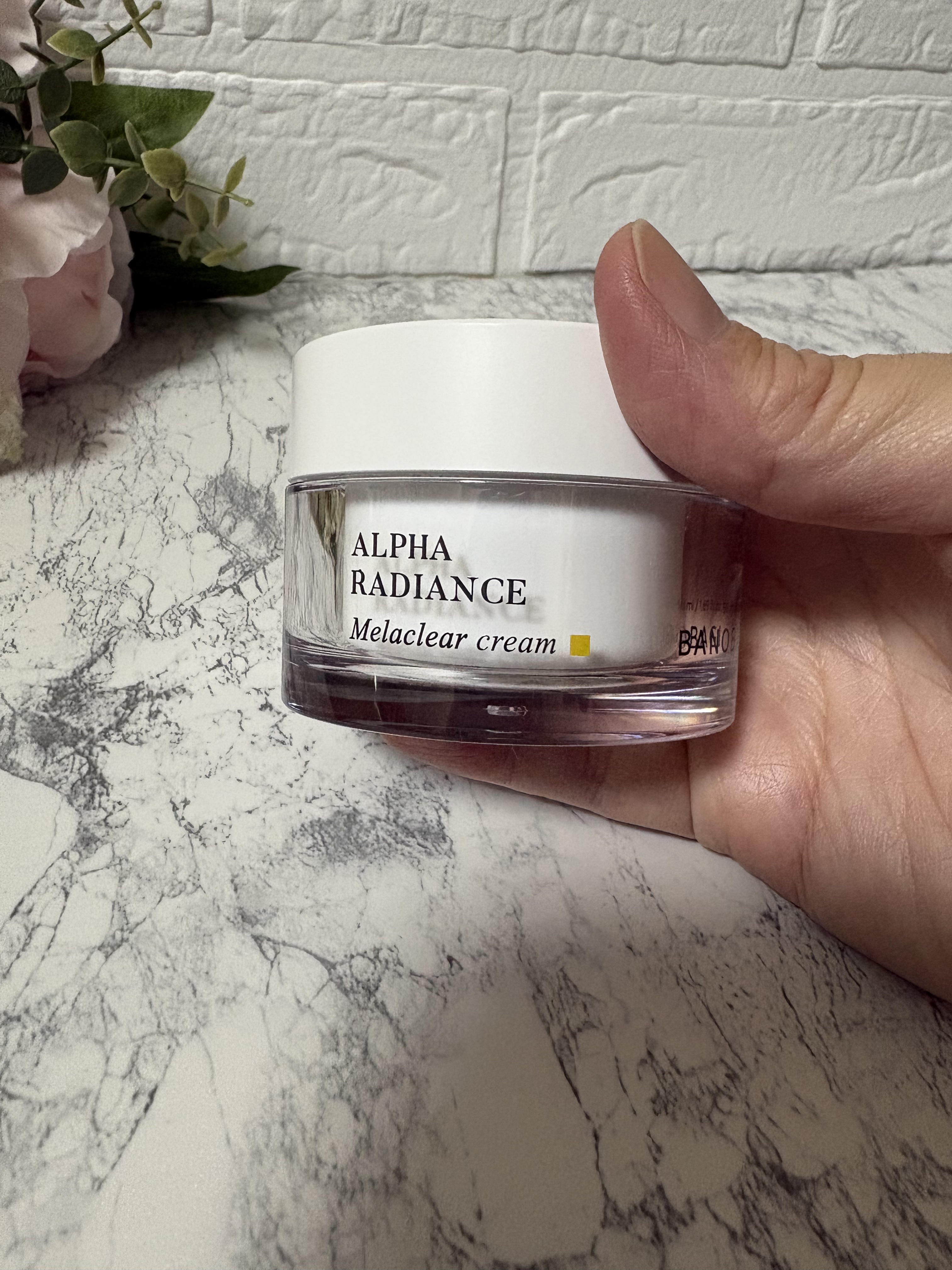 アルファラディアンスメラクリア クリーム/BANOBAGI/フェイスクリームを使ったクチコミ（2枚目）