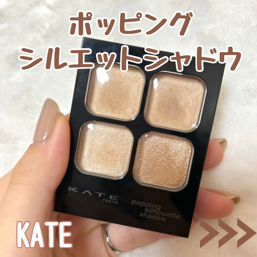 ケイト ポッピングシルエットシャドウ/KATE/アイシャドウパレットを使ったクチコミ（1枚目）
