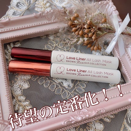 オールラッシュマスク ブラウンニュアンス コレクション ローズベリーブラウン/ラブ・ライナー/マスカラを使ったクチコミ(1枚目)