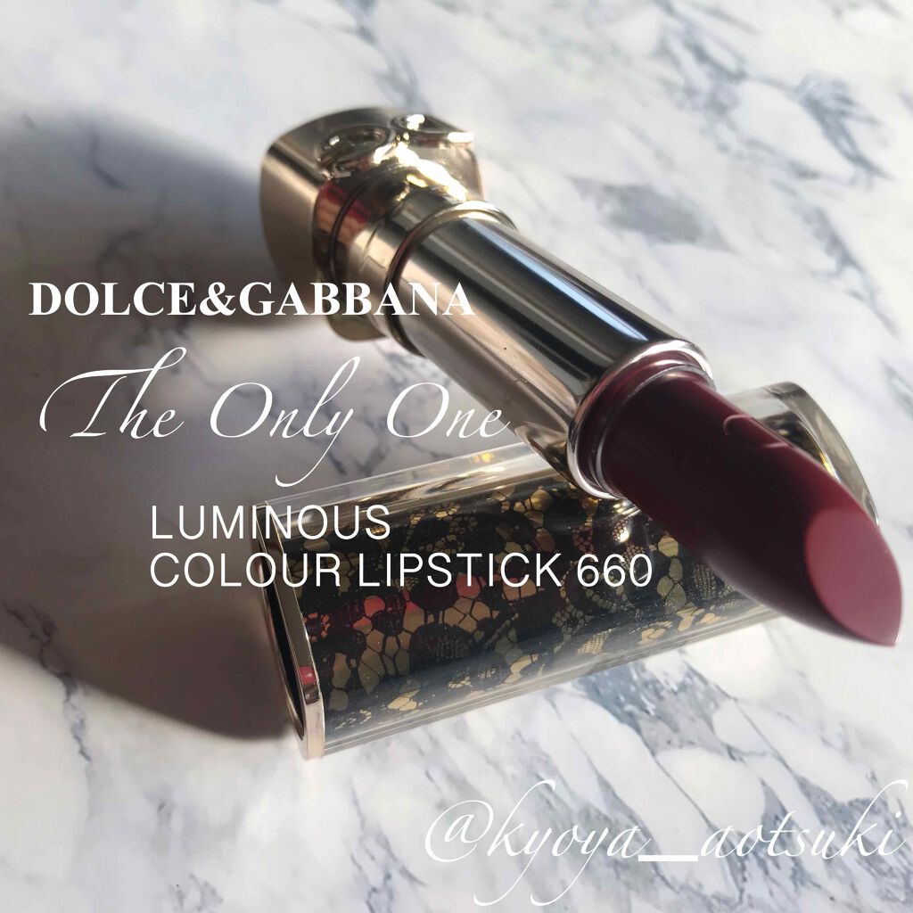 ザ・オンリーワン ルミナスカラー リップスティック/DOLCE&GABBANA BEAUTY/口紅を使ったクチコミ（1枚目）