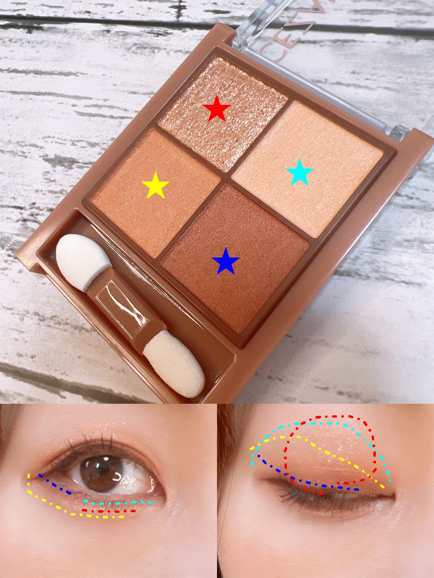 ビタートーンアイシャドウ/CEZANNE/パウダーアイシャドウを使ったクチコミ(4枚目)