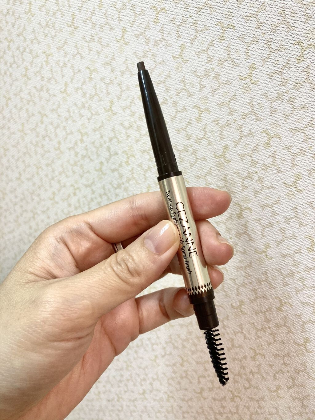 ブラシ付きアイブロウ繰り出し/CEZANNE/アイブロウペンシルを使ったクチコミ（2枚目）