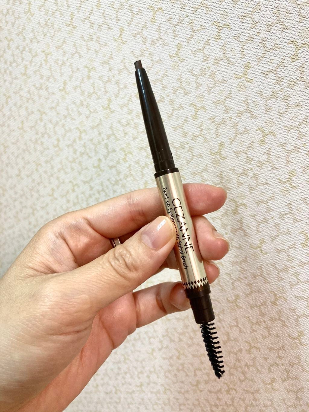 ブラシ付きアイブロウ繰り出し/CEZANNE/アイブロウペンシルを使ったクチコミ(2枚目)