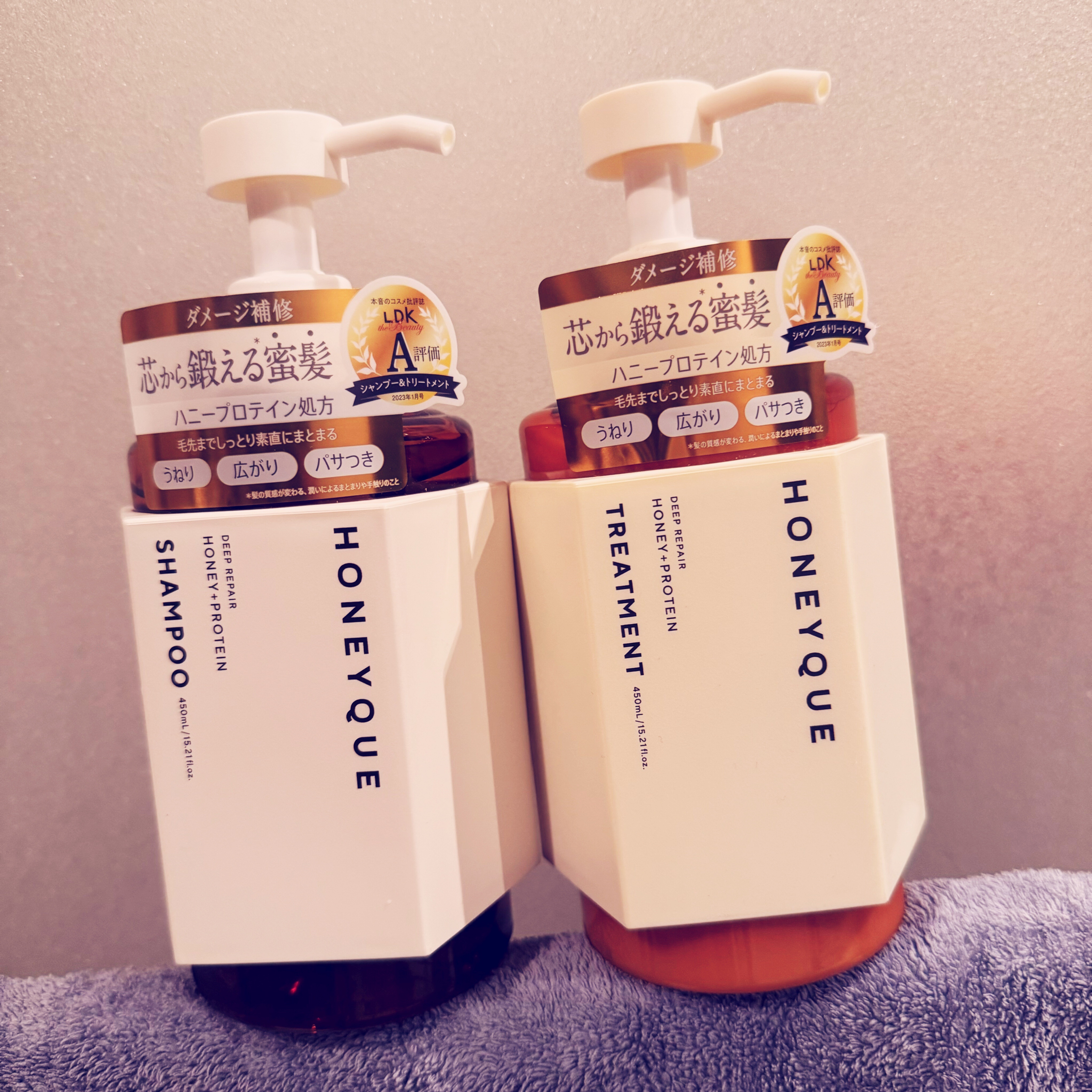 ディープリペア シャンプー モイスト／ヘアトリートメント モイスト/ハニーク/市販シャンプーを使ったクチコミ（1枚目）