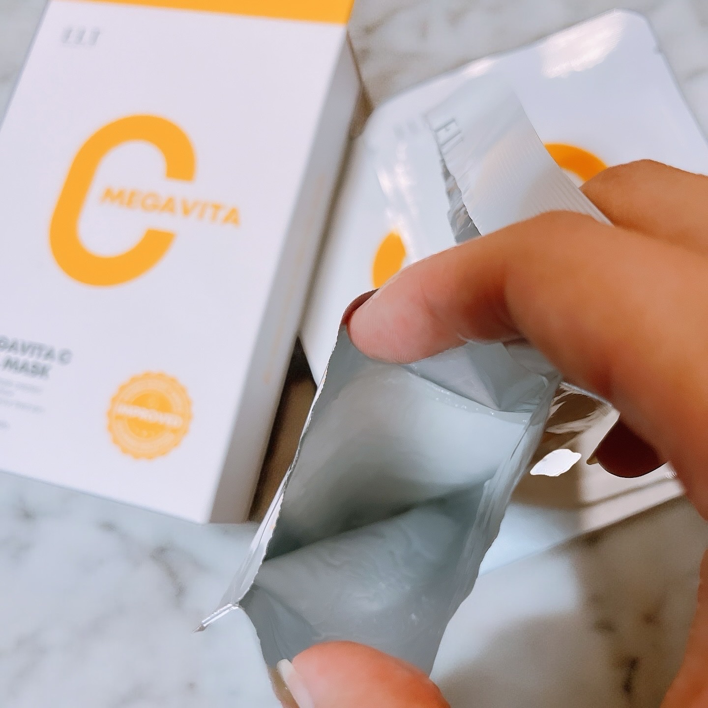 メガビタCリバイタルマスク/ELT COSMETICS/シートマスク・パックを使ったクチコミ（2枚目）