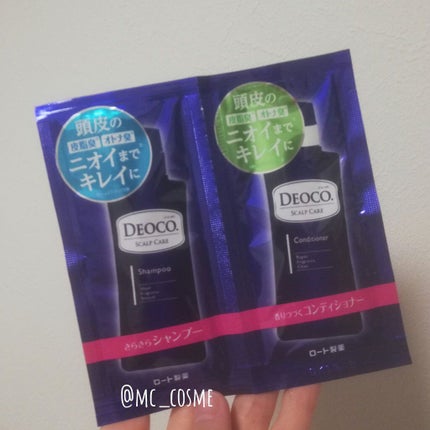 デオコ スカルプケアシャンプー/コンディショナー/DEOCO(デオコ)/市販シャンプーを使ったクチコミ(1枚目)