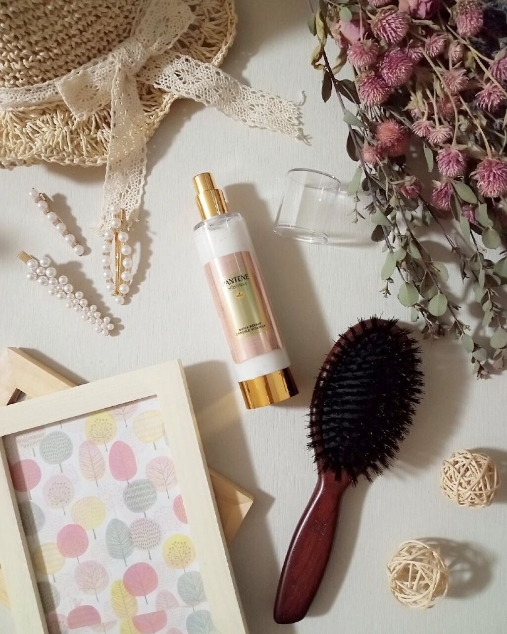 パンテーン エフォートレス クイック リペアー カプセル ヴィタミルク(洗い流さないトリートメント)/パンテーン/ヘアミルクを使ったクチコミ(2枚目)