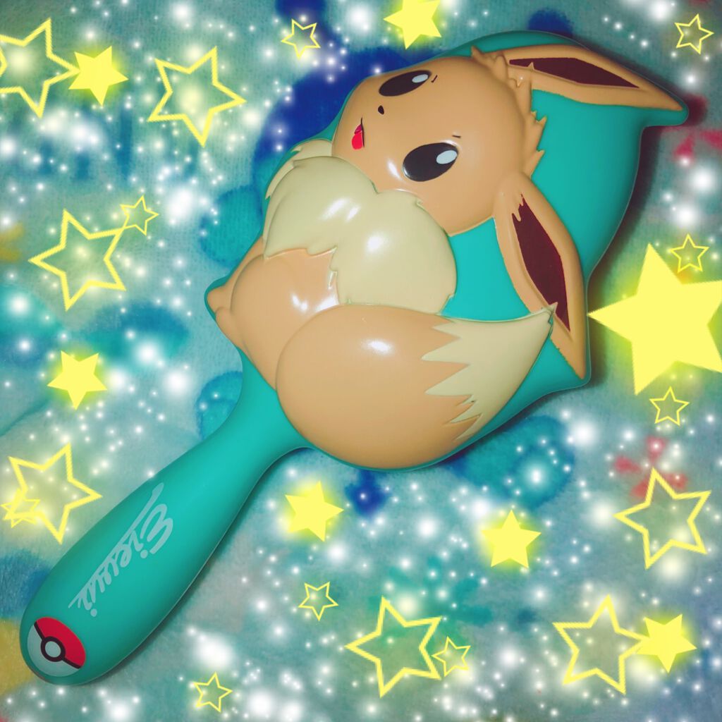 ポケットモンスター ダイカット ヘアーブラシ イーブイ/SHOBIDO/ヘアブラシを使ったクチコミ（2枚目）