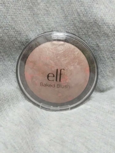 e.l.f. Cosmetics ベイクドブラッシュのクチコミ「米国🇺🇸のプチプラ代表”elf”のチーク
色はRich Roseです。
赤みがかった茶色にコー.....」（1枚目）