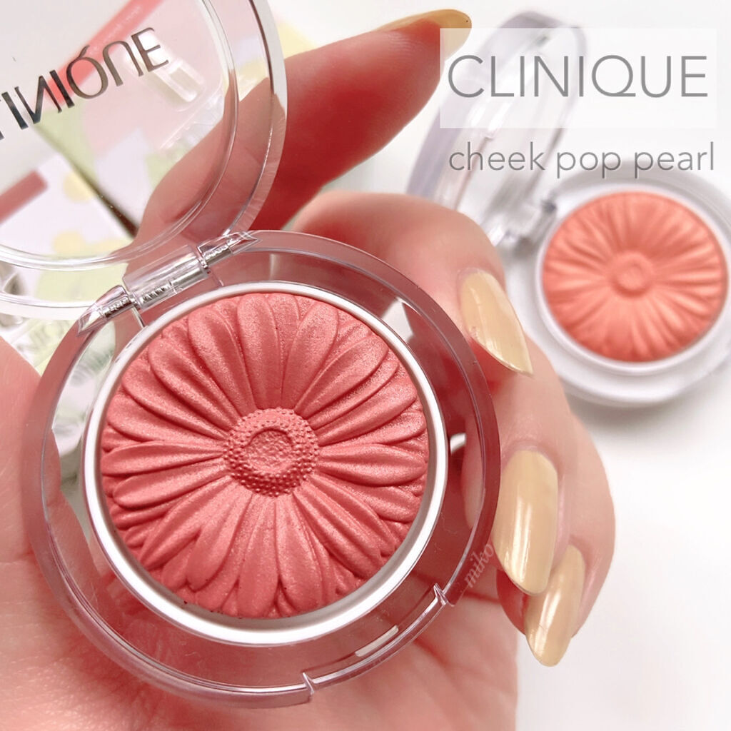 チーク ポップ パール 02 トパーズ ポップ/CLINIQUE/パウダーチークを使ったクチコミ（1枚目）
