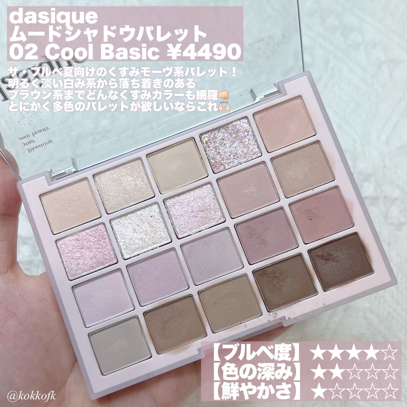 プロ アイ パレット/CLIO/アイシャドウパレットを使ったクチコミ(4枚目)