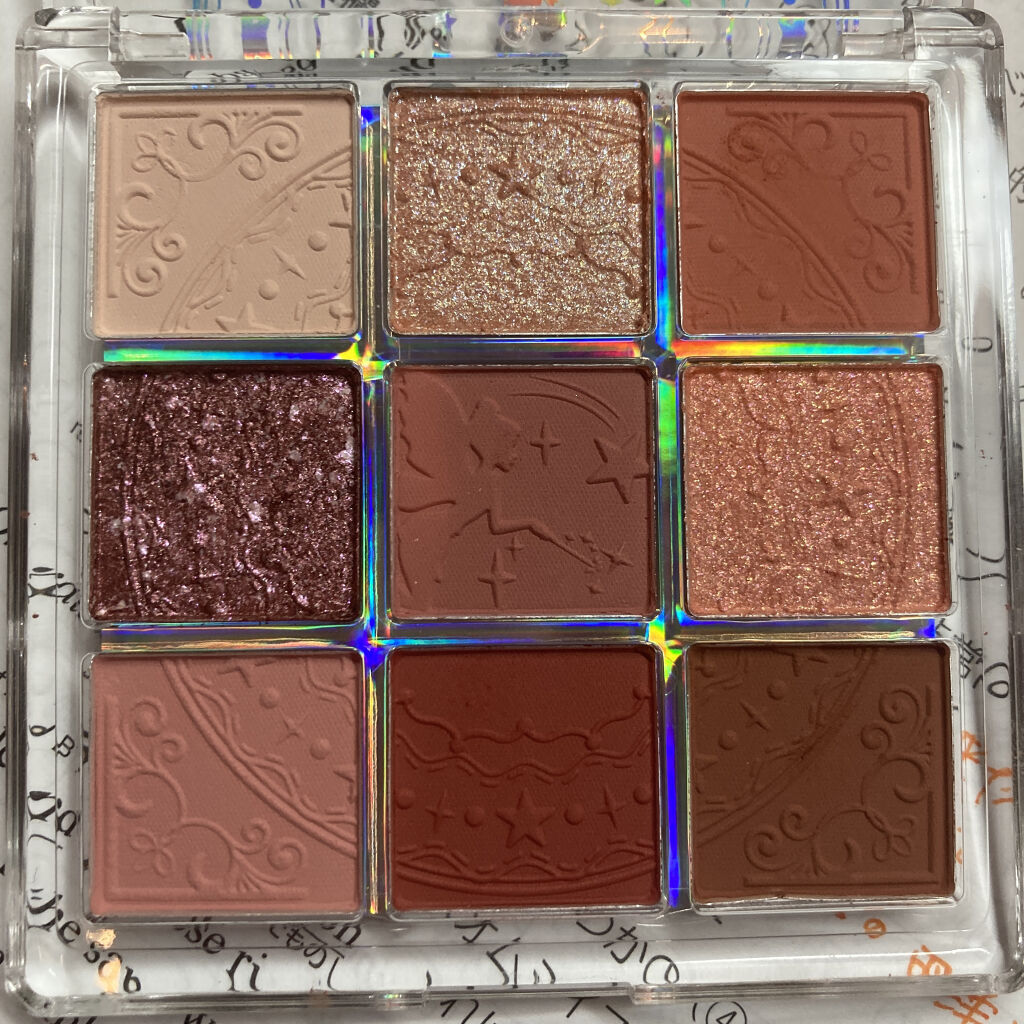 クォーツ 9色アイシャドウパレット(ドリームランドアイシャドウ)/ZEESEA/アイシャドウパレットを使ったクチコミ（2枚目）