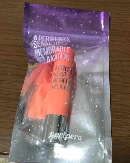 【限定】 ASMR シュガーキャンデー ティント スティック/PERIPERA/口紅を使ったクチコミ(1枚目)