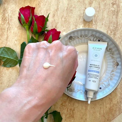 ミネラルUVアクアセラム/エトヴォス/美容液を使ったクチコミ(2枚目)