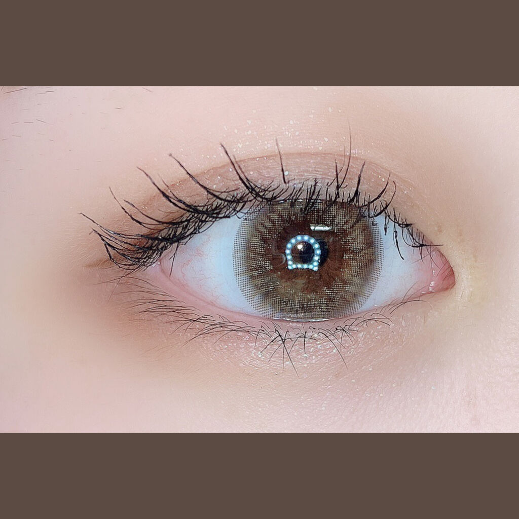 ラルム シリコーンハイドロゲル ダブルモイストUV ワンデー コズミックモーヴ/LARME/カラーコンタクトレンズを使ったクチコミ（2枚目）