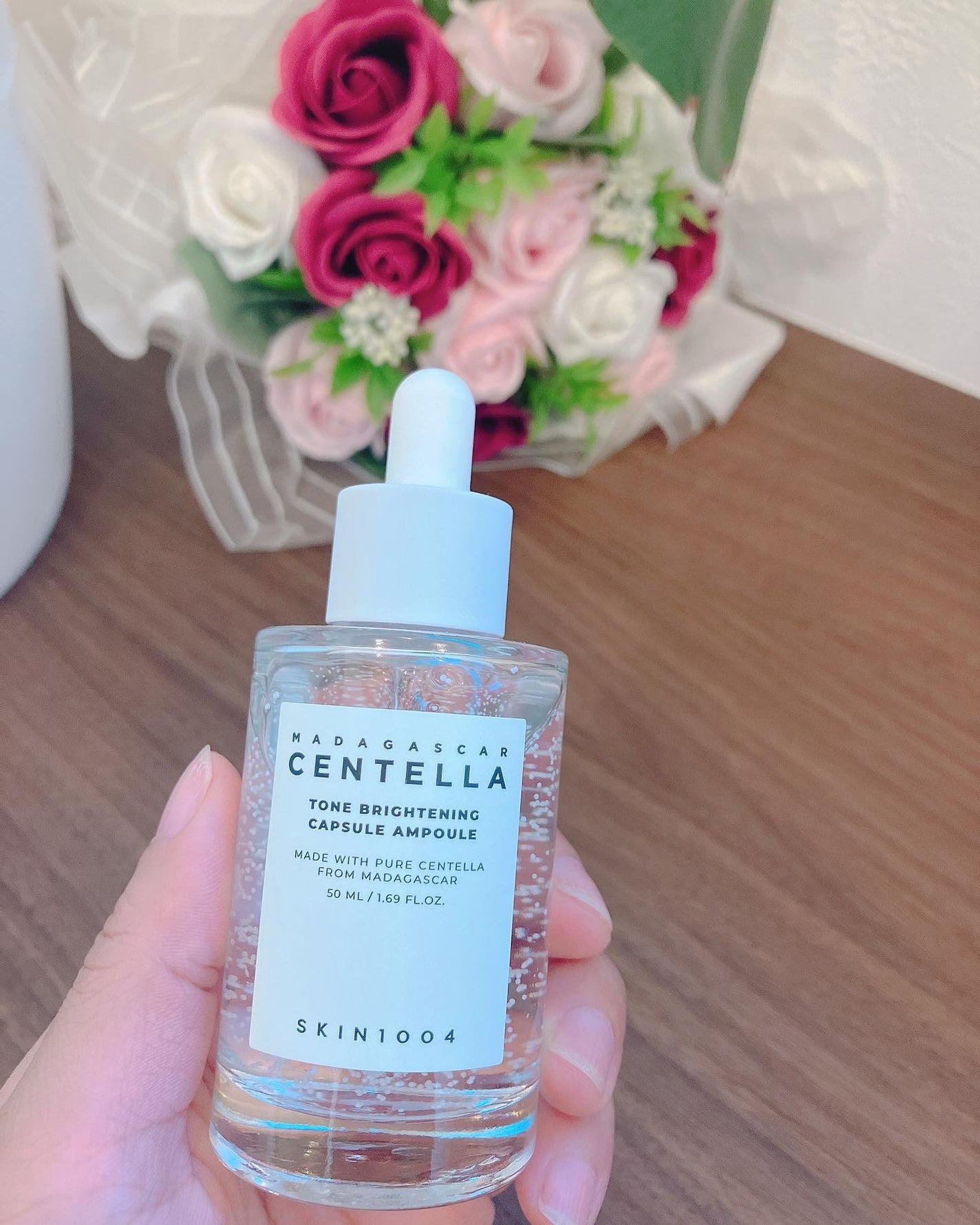 トーンブライトニング カプセルアンプル/SKIN1004/美容液を使ったクチコミ(2枚目)