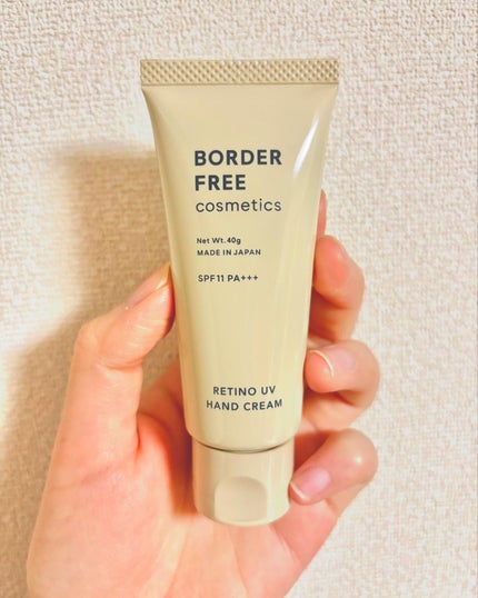 レチノUVハンドクリーム/BORDER FREE cosmetics/ハンドクリームを使ったクチコミ(1枚目)