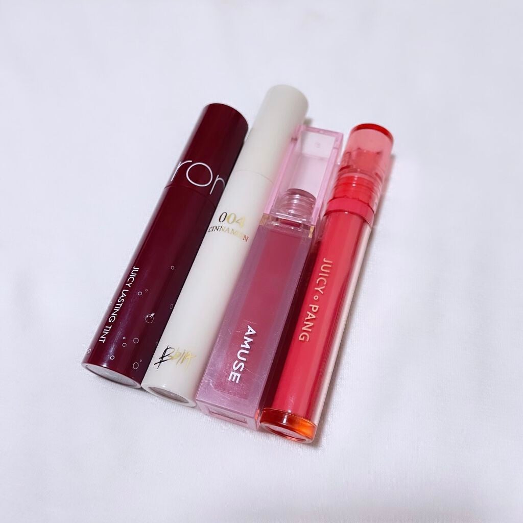 ジューシーラスティングティント/rom&nd/リップティントを使ったクチコミ(2枚目)