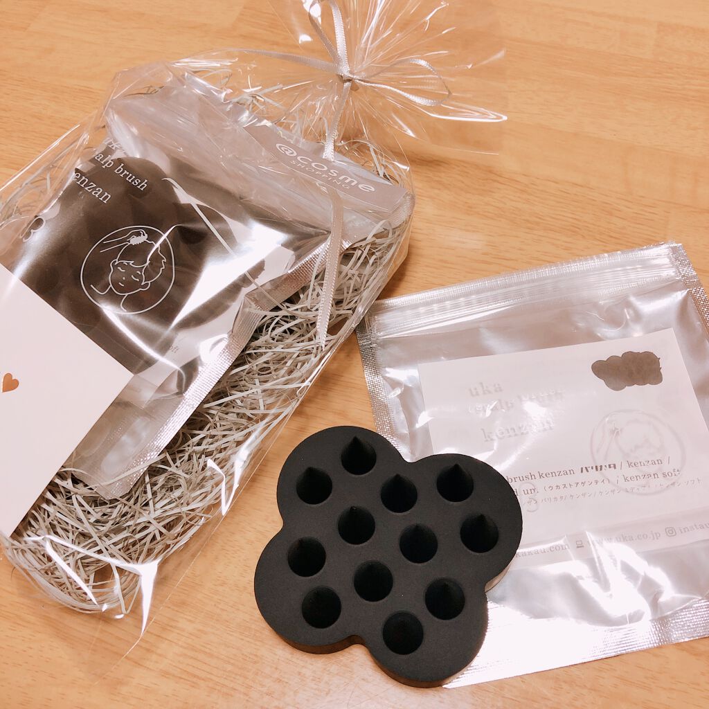 uka scalp brush kenzan/uka/スカルプブラシを使ったクチコミ（1枚目）