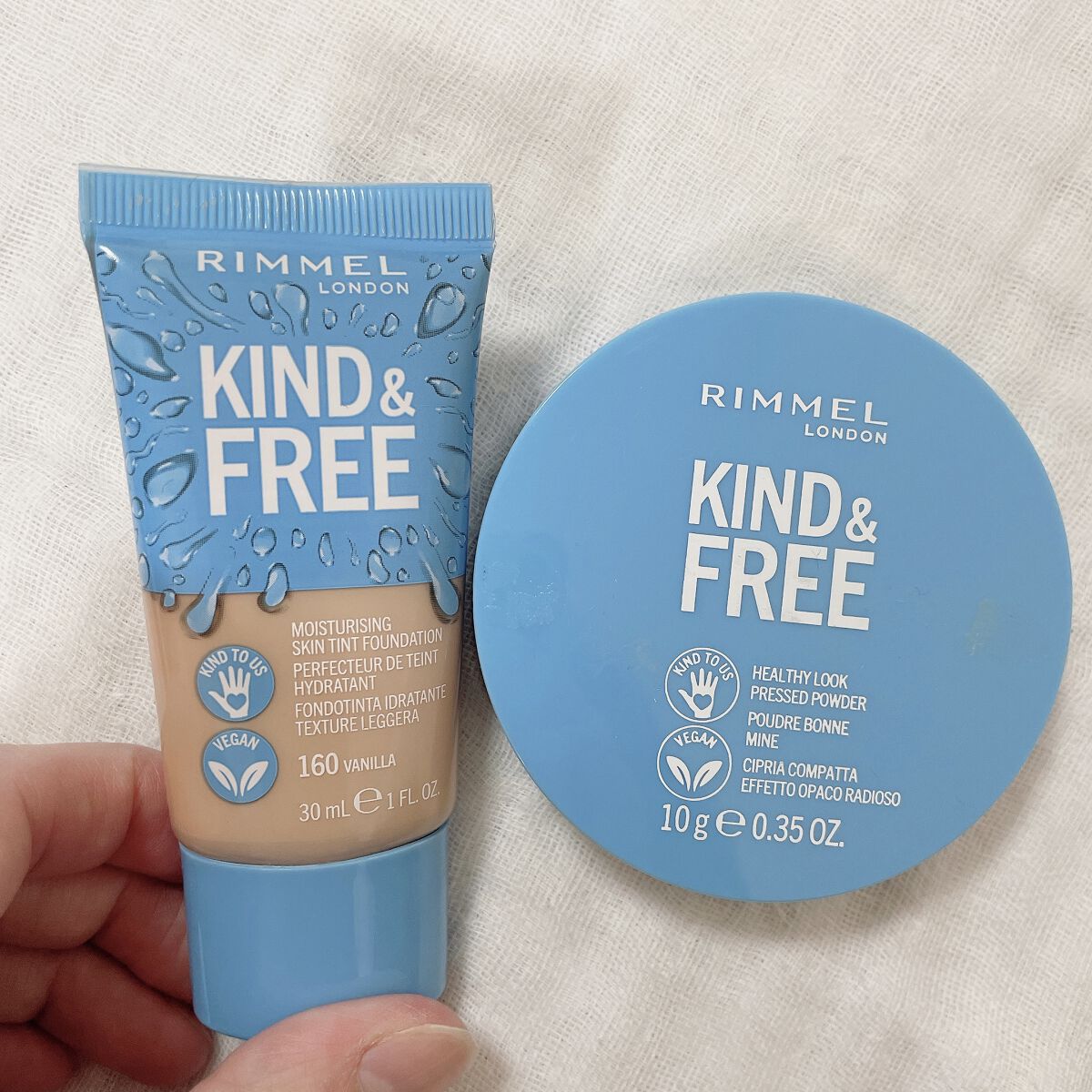 カインド&フリー モイストスキンティント/リンメル ロンドン/リキッドファンデーションを使ったクチコミ（1枚目）