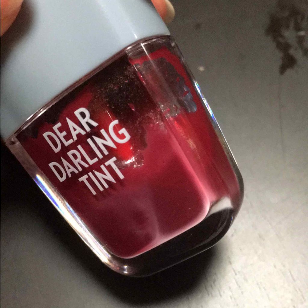 ディアダーリン ウォータージェルティント （アイスティント）/ETUDE/口紅を使ったクチコミ（2枚目）