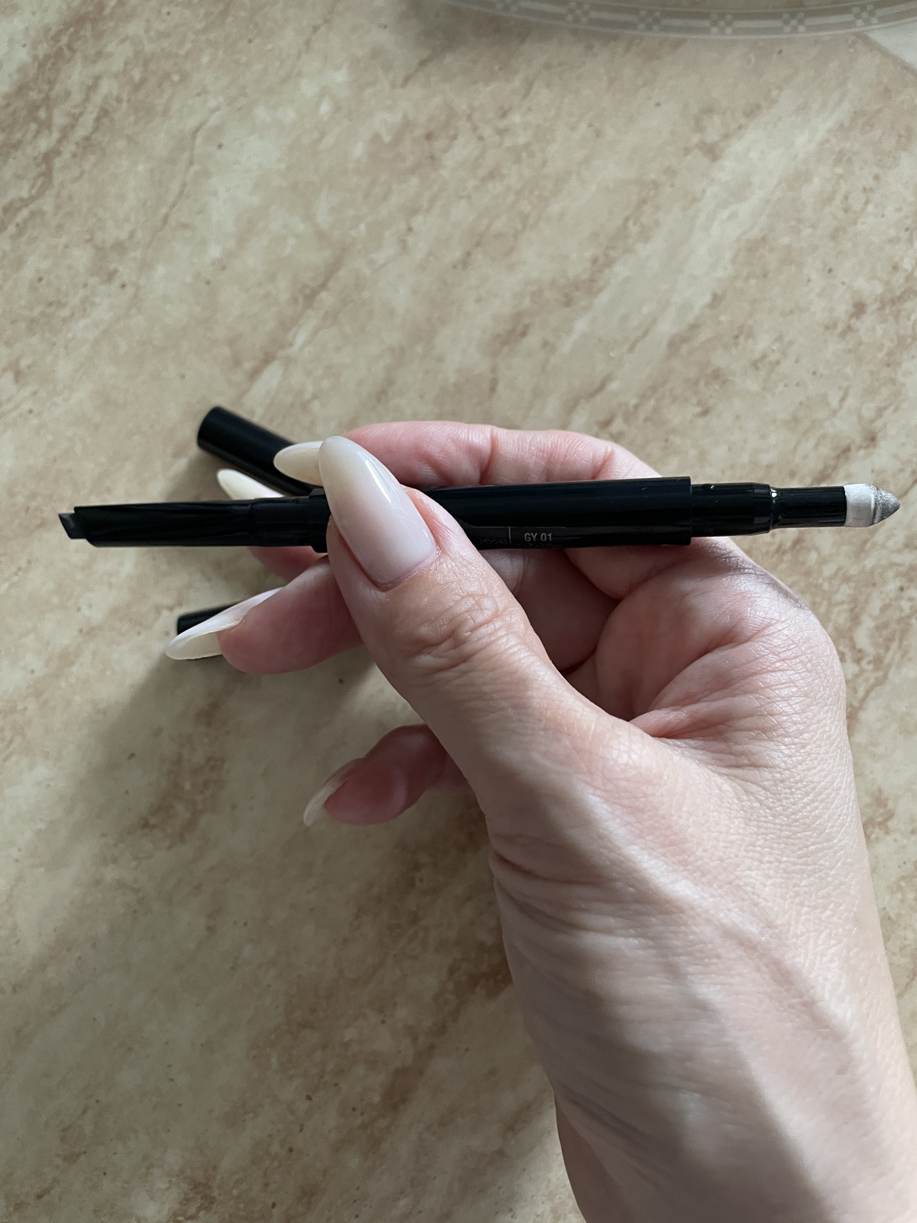 アイブロウ ソードペンシル＆パウダー GY01 ニュアンスグレー(限定色)/Visée/アイブロウペンシルを使ったクチコミ（1枚目）