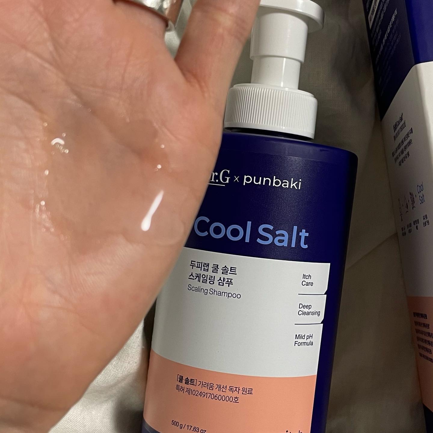 クールソルトスケーリングシャンプー/クールソルトスカルプトリートメント/Dr.G/市販シャンプーを使ったクチコミ（3枚目）
