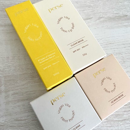 ヴィーガンビタトーンアップベース/perse/化粧下地を使ったクチコミ(7枚目)