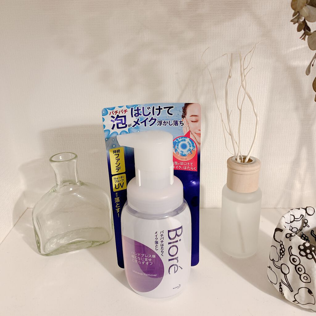 パチパチはたらくメイク落とし/ビオレ/クレンジングウォーターを使ったクチコミ(1枚目)