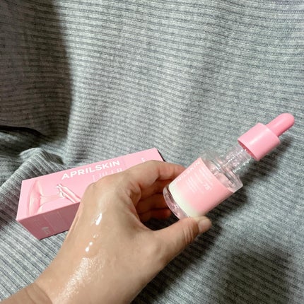 ピンクアロエムチンセラム/APRILSKIN/美容液を使ったクチコミ(5枚目)