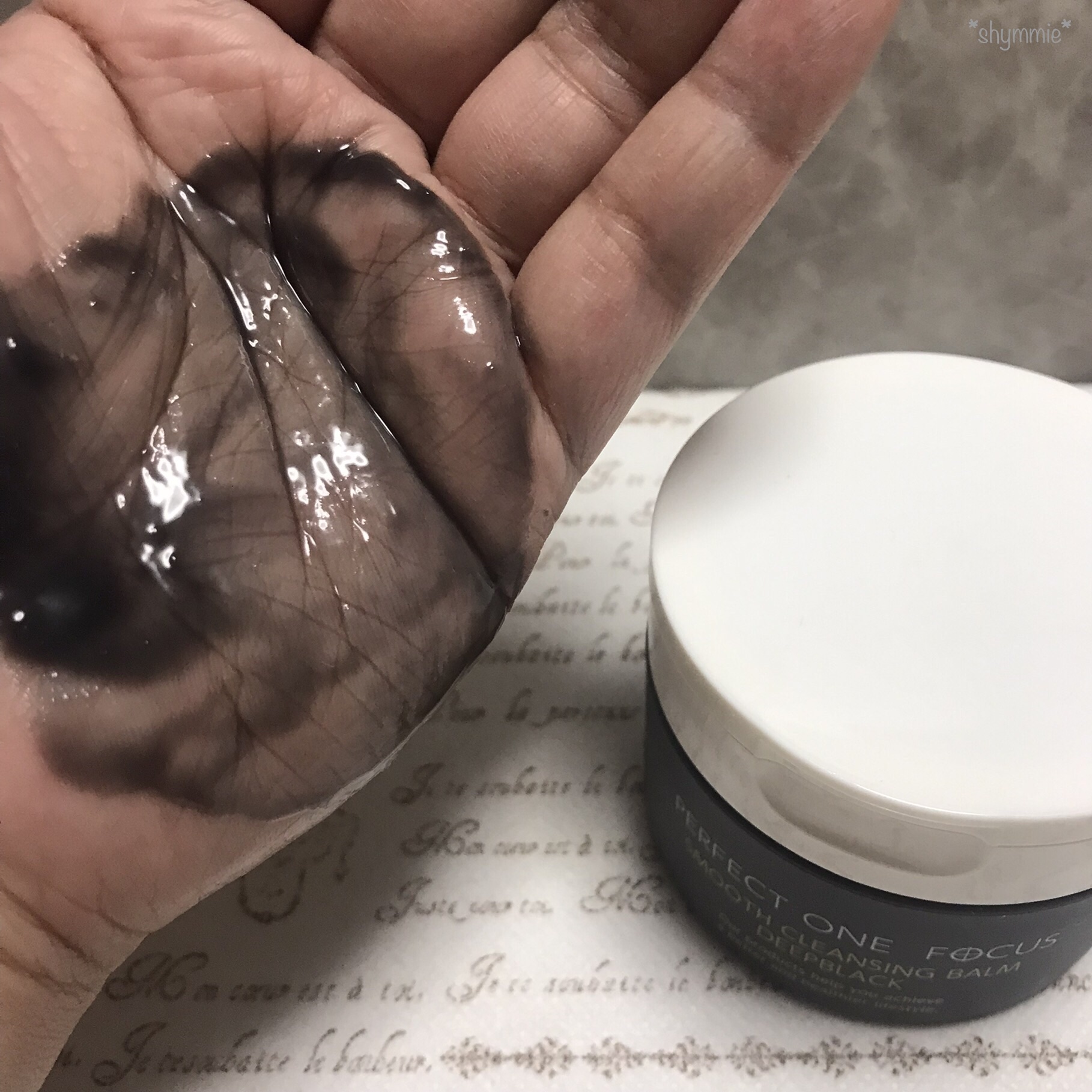パーフェクトワンフォーカス スムースクレンジングバーム ディープブラック/PERFECT ONE  FOCUS/クレンジングバームを使ったクチコミ（3枚目）
