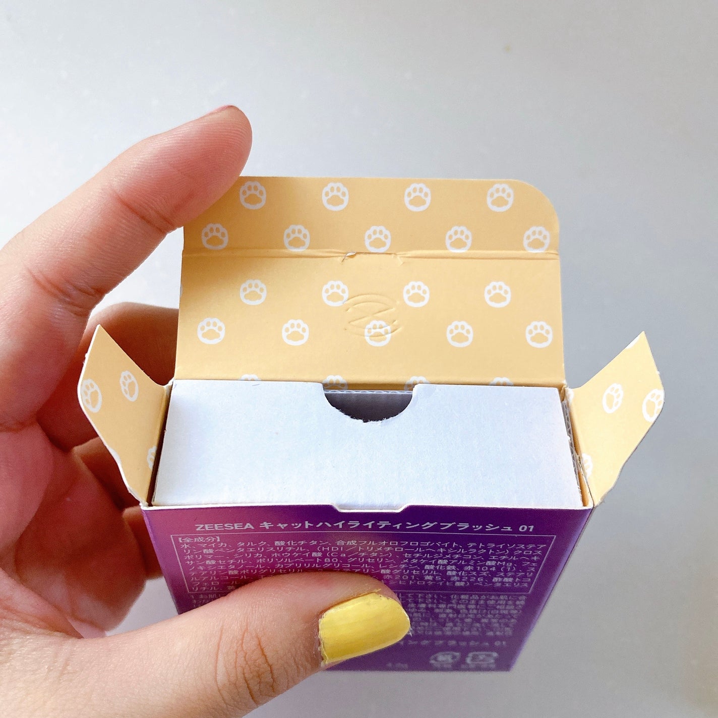 キャットハイライティングブラッシュ/ZEESEA/パウダーハイライトを使ったクチコミ(10枚目)