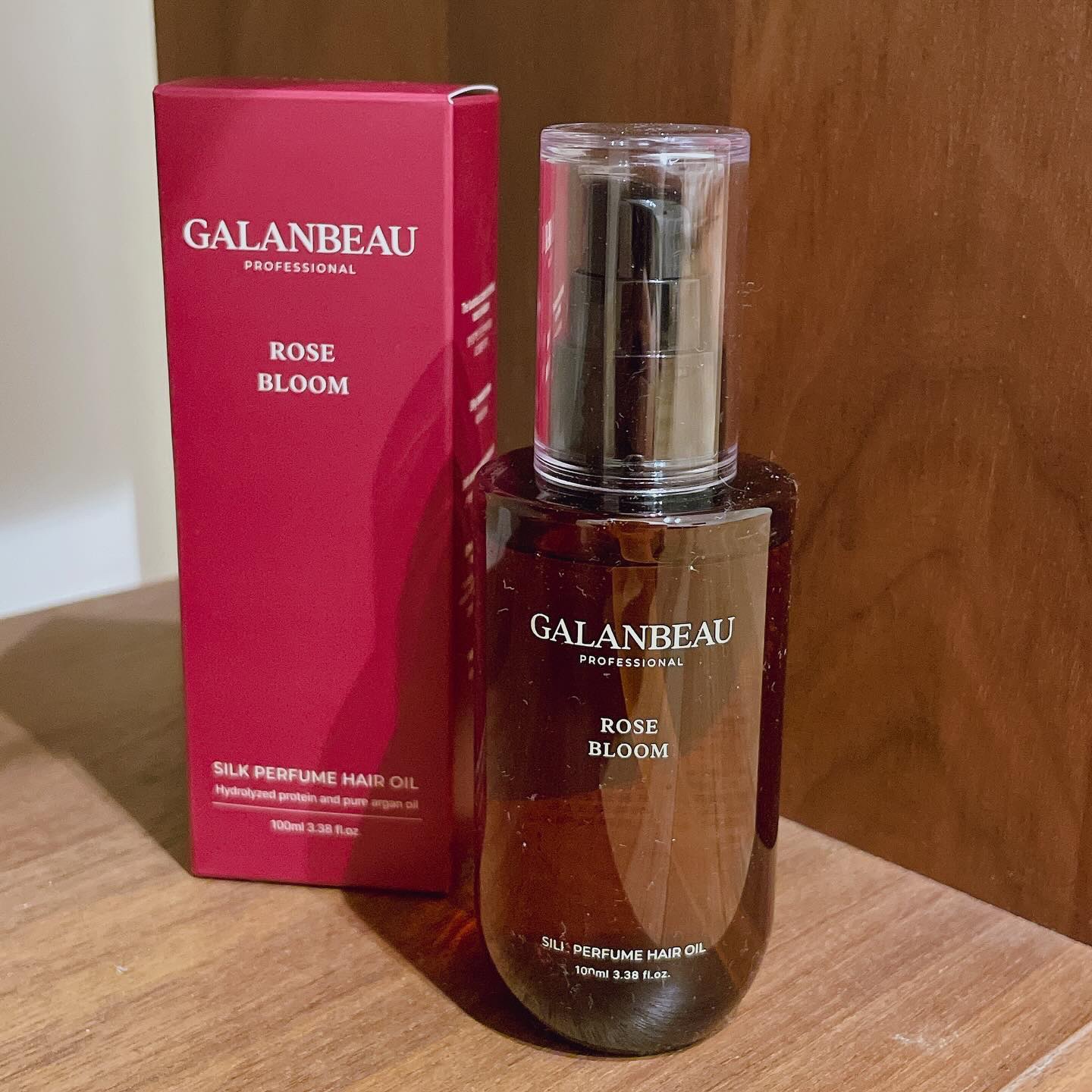 シルクパフュームヘアオイル（ローズブルーム）/ガランビュー/ヘアオイルを使ったクチコミ（1枚目）